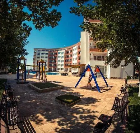 Daire Sea View Apartment - 2 Min To Beach - Large Balcony - Pool - Riviera Fort Ravda